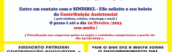 NOTIFICAÇÃO CTT 2022/2023 – REGIÃO SUL/ES